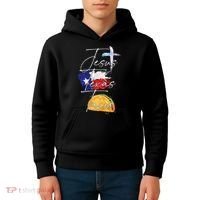 Jesus Texas Tacos Kids Hoodie thumb 4