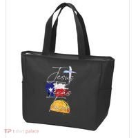 Jesus Texas Tacos Tote Bag thumb 3