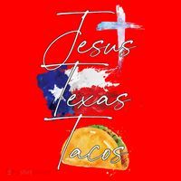 Jesus Texas Tacos Santa Hat thumb 1