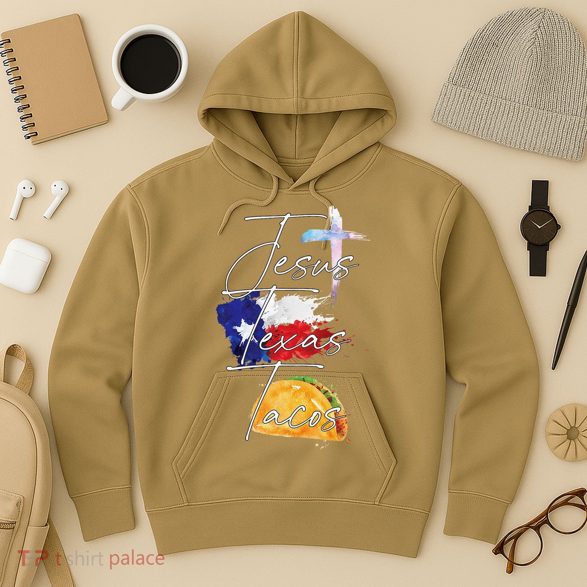 Jesus Texas Tacos Hoodie