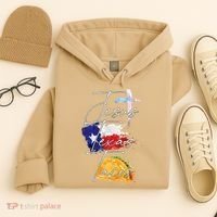 Jesus Texas Tacos Hoodie thumb 4