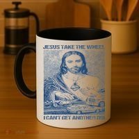 Jesus Take The Wheel I Cant Get Another Dui Coffee Mug thumb 4