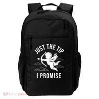 Just The Tip I Promise Funny Cupid Backpack thumb 0