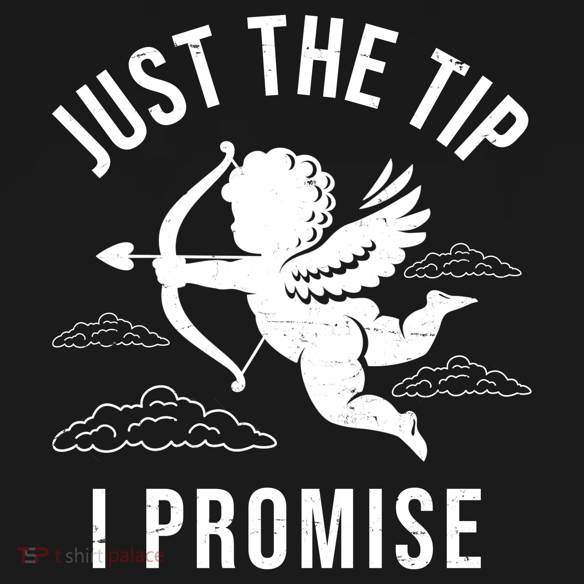 Just The Tip I Promise Funny Cupid Backpack