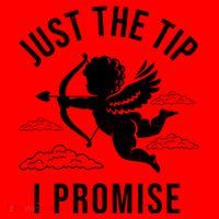 Just The Tip I Promise Funny Cupid Santa Hat thumb 1