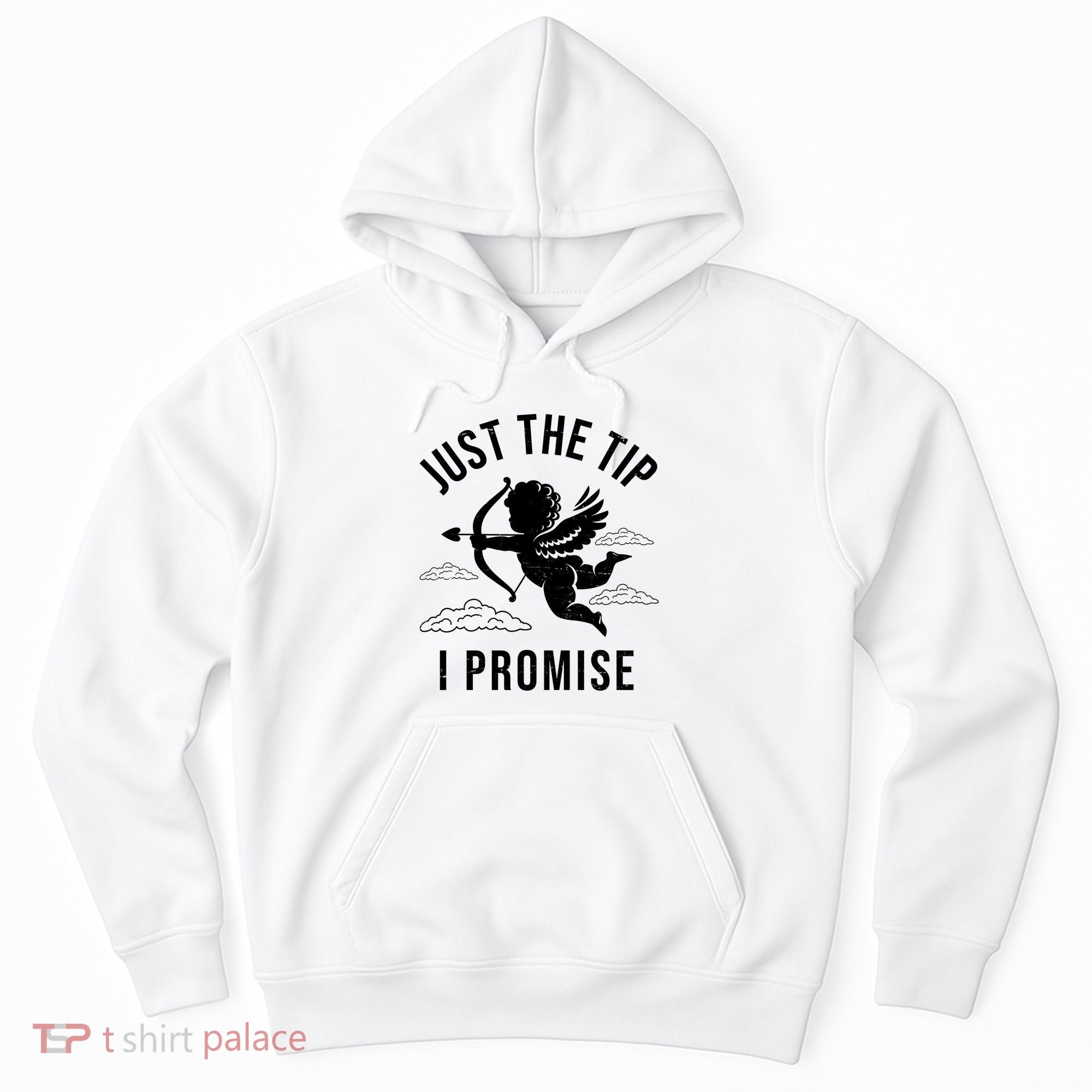 Just The Tip I Promise Funny Cupid Hoodie
