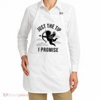 Just The Tip I Promise Funny Cupid Apron thumb 2