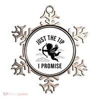 Just The Tip I Promise Funny Cupid Ornament thumb 0