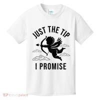 Just The Tip I Promise Funny Cupid Kids T-Shirt thumb 0