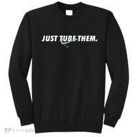 Just Tube Them Pulmonologist Respiratory Therapist Sweatshirt thumb 0
