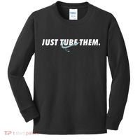 Just Tube Them Pulmonologist Respiratory Therapist Kids Long Sleeve Shirt thumb 0