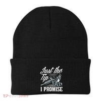 Just The Tip I Promise Funny Saying Tattoo Lover Beanie thumb 0