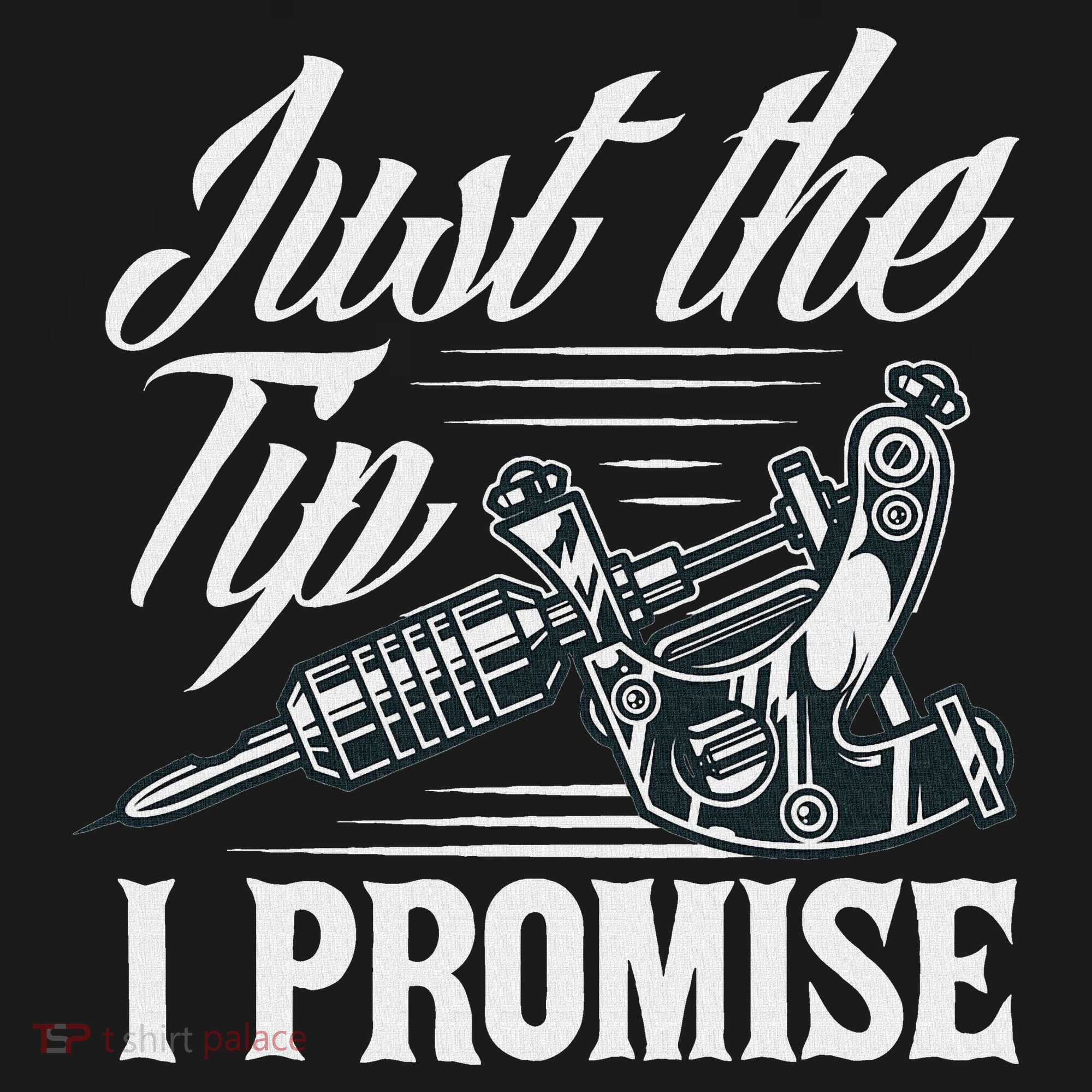 Just The Tip I Promise Funny Saying Tattoo Lover Coaster