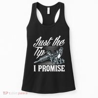 Just The Tip I Promise Funny Saying Tattoo Lover Women's Tank Top thumb 0