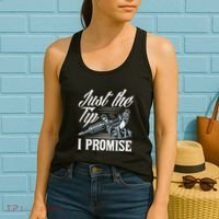 Just The Tip I Promise Funny Saying Tattoo Lover Women's Tank Top thumb 2