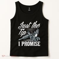 Just The Tip I Promise Funny Saying Tattoo Lover Tank Top thumb 2
