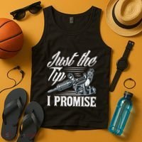 Just The Tip I Promise Funny Saying Tattoo Lover Tank Top thumb 4