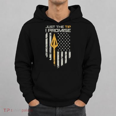 Just The Tip I Promise Funny Bow Hunter Archery Broadhead Hoodie
