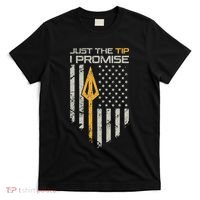 Just The Tip I Promise Funny Bow Hunter Archery Broadhead T-Shirt thumb 0