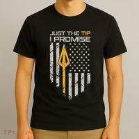 Just The Tip I Promise Funny Bow Hunter Archery Broadhead T-Shirt thumb 3