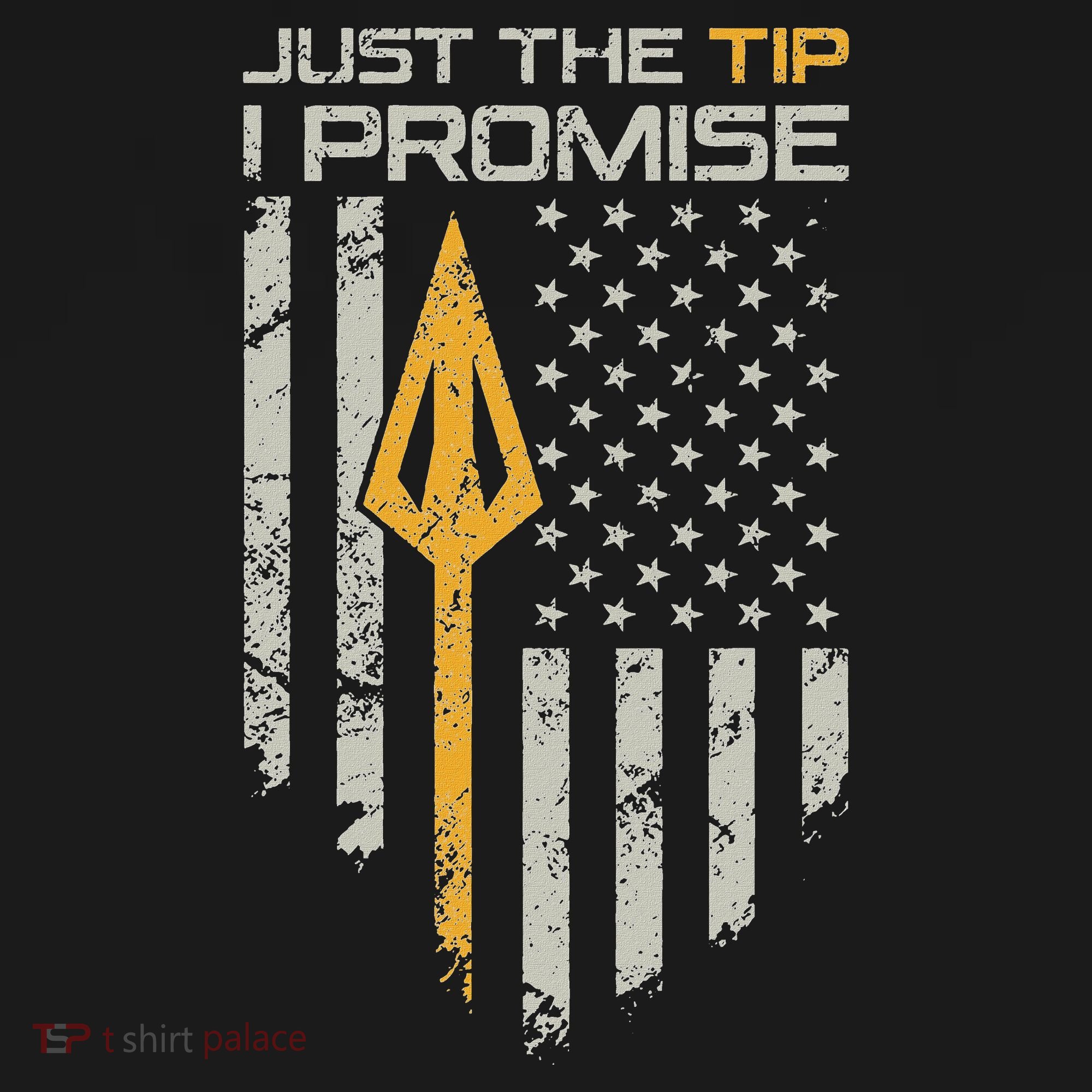 Just The Tip I Promise Funny Bow Hunter Archery Broadhead T-Shirt