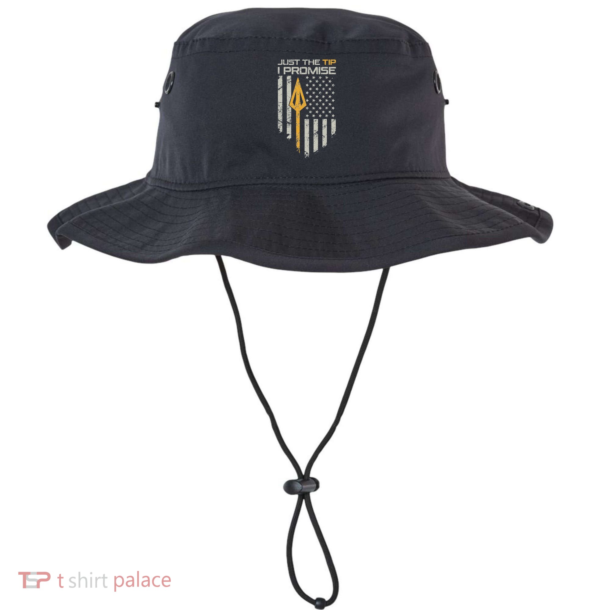Just The Tip I Promise Funny Bow Hunter Archery Broadhead Bucket Hat
