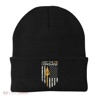 Just The Tip I Promise Funny Bow Hunter Archery Broadhead Beanie