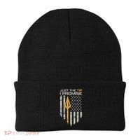 Just The Tip I Promise Funny Bow Hunter Archery Broadhead Beanie thumb 0