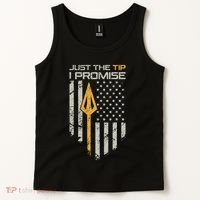 Just The Tip I Promise Funny Bow Hunter Archery Broadhead Tank Top thumb 2