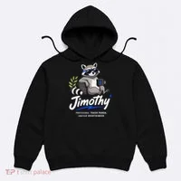 Jimothy The Trash Panda Funny Racoon Meme Hoodie thumb 0