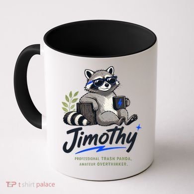 Jimothy The Trash Panda Funny Racoon Meme Coffee Mug