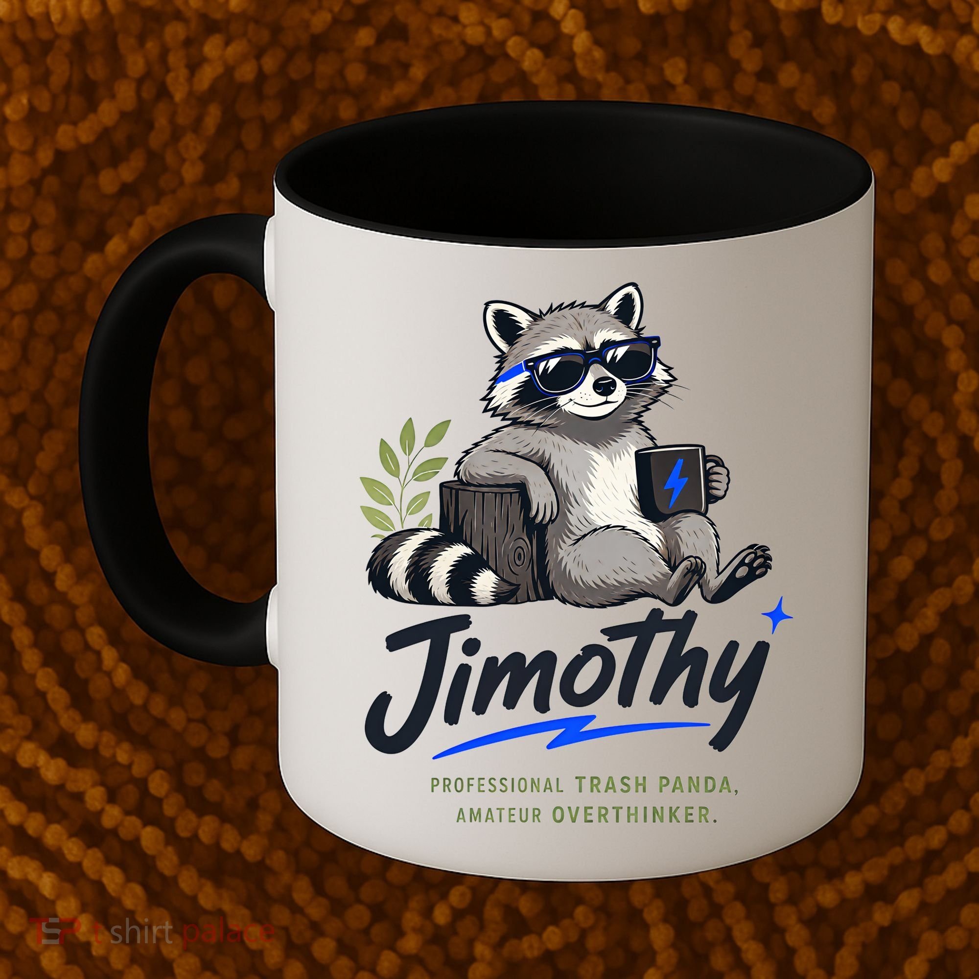 Jimothy The Trash Panda Funny Racoon Meme Coffee Mug