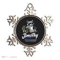 Jimothy The Trash Panda Funny Racoon Meme Ornament thumb 0