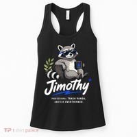 Jimothy The Trash Panda Funny Racoon Meme Women's Tank Top thumb 0
