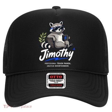 Jimothy The Trash Panda Funny Racoon Meme Hat