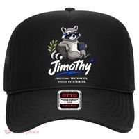 Jimothy The Trash Panda Funny Racoon Meme Hat thumb 0