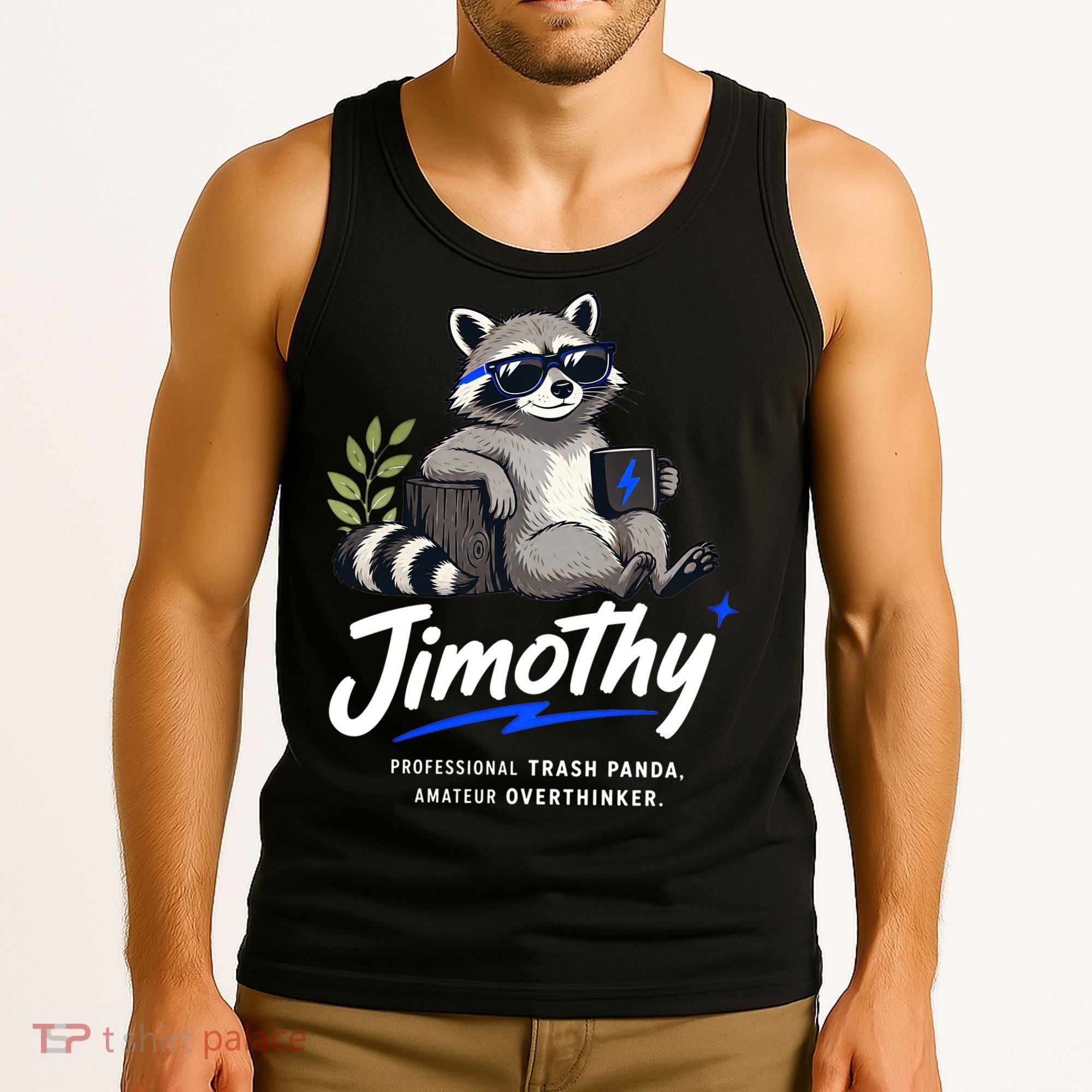 Jimothy The Trash Panda Funny Racoon Meme Tank Top