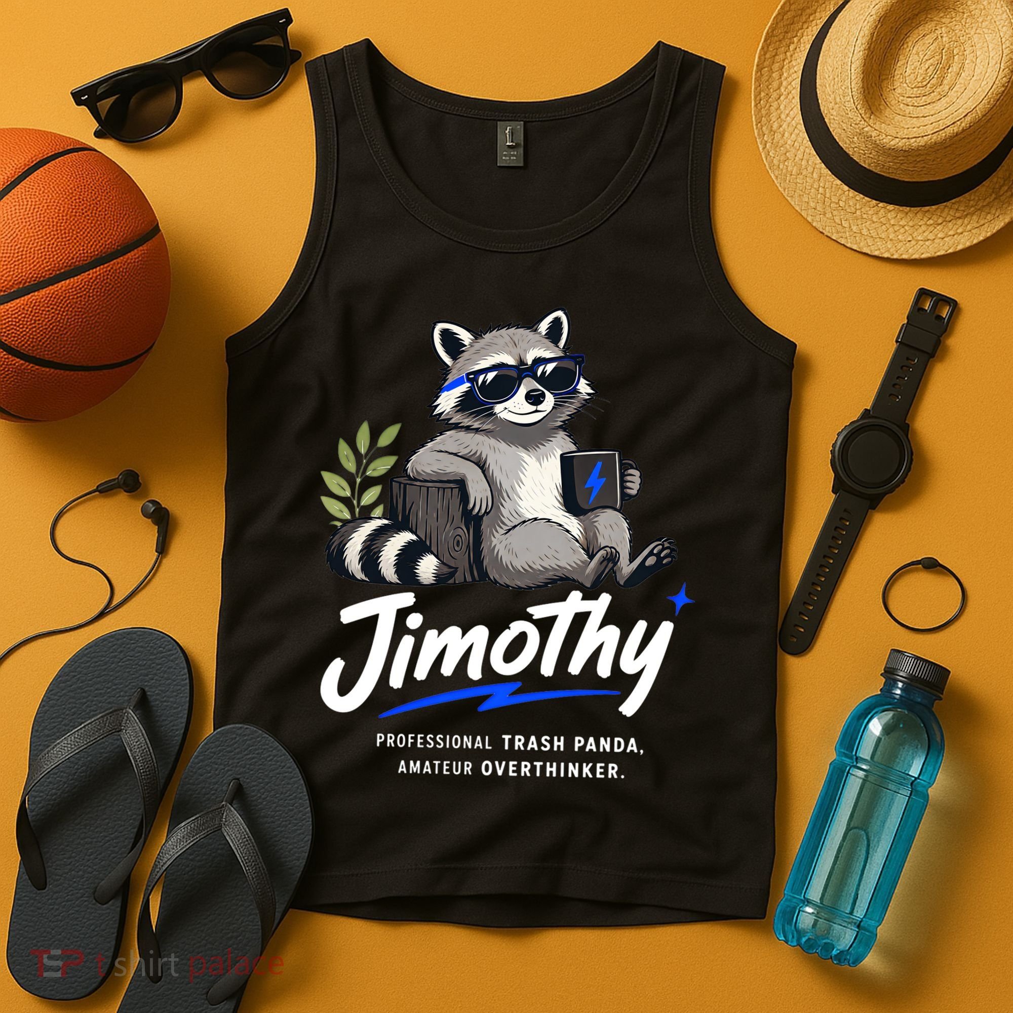 Jimothy The Trash Panda Funny Racoon Meme Tank Top