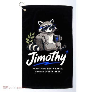 Jimothy The Trash Panda Funny Racoon Meme Golf Towel