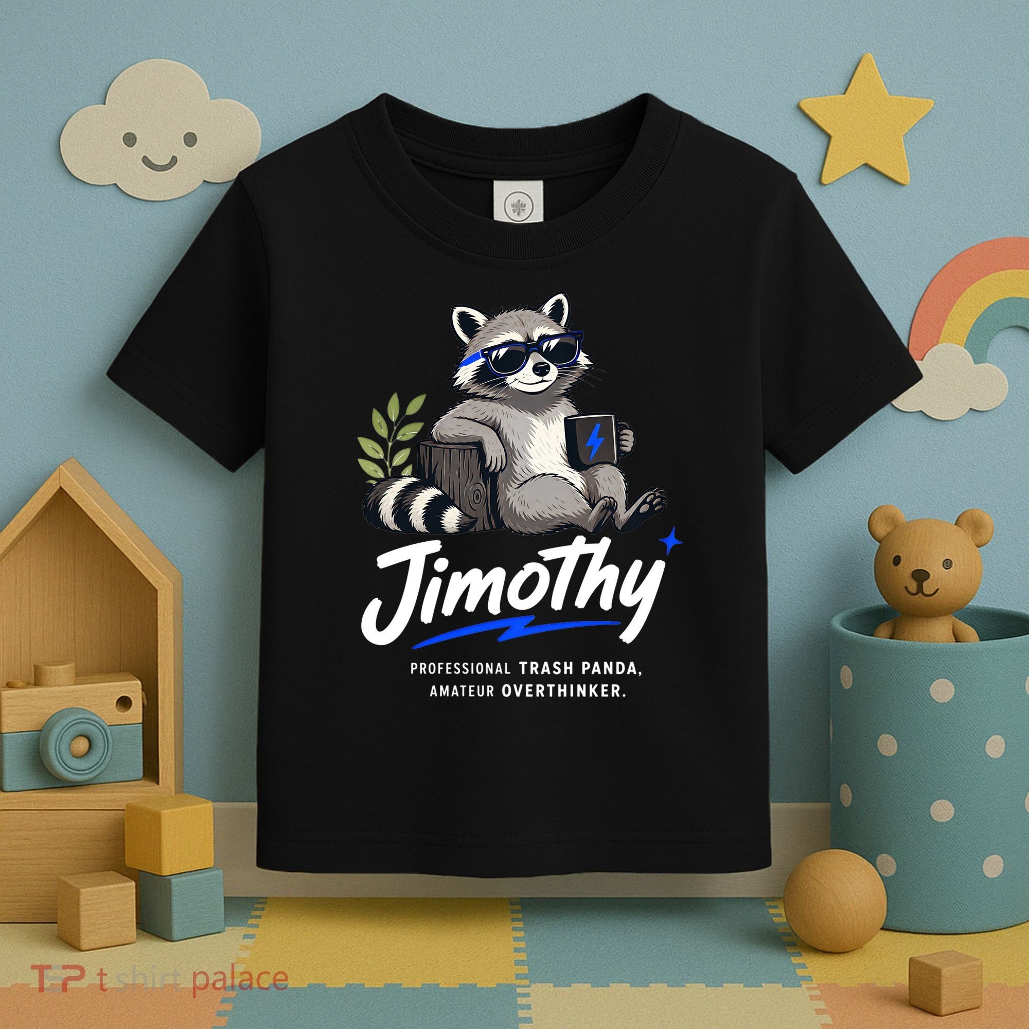 Jimothy The Trash Panda Funny Racoon Meme Toddler T-Shirt