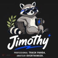 Jimothy The Trash Panda Funny Racoon Meme Women's T-Shirt thumb 6