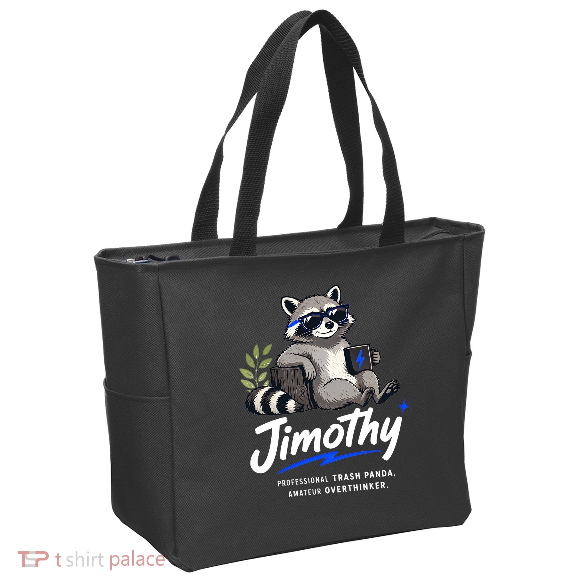 Jimothy The Trash Panda Funny Racoon Meme Tote Bag