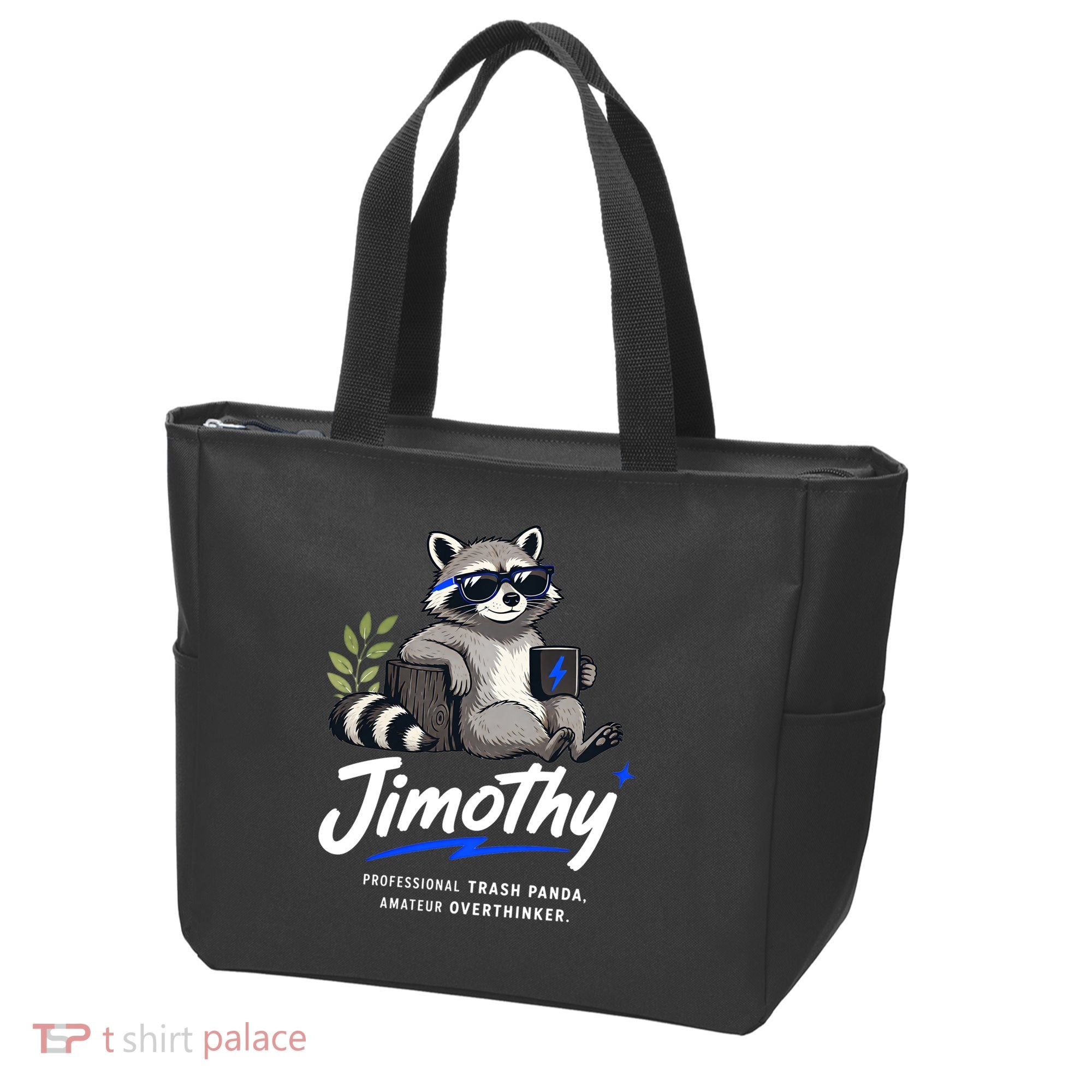Jimothy The Trash Panda Funny Racoon Meme Tote Bag