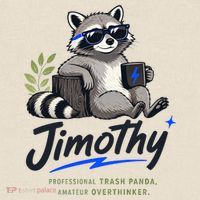 Jimothy The Trash Panda Funny Racoon Meme T-Shirt thumb 2
