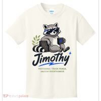 Jimothy The Trash Panda Funny Racoon Meme Kids T-Shirt thumb 0
