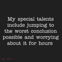 Jumping To The Worst Conclusion Possible Quote Beanie thumb 2