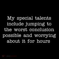 Jumping To The Worst Conclusion Possible Quote Mousepad thumb 1