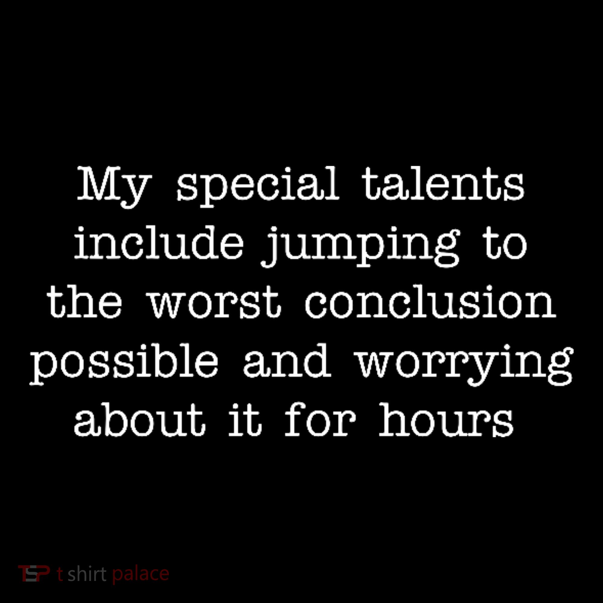 Jumping To The Worst Conclusion Possible Quote Mousepad