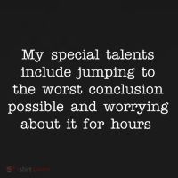 Jumping To The Worst Conclusion Possible Quote Kids Sweatshirt thumb 2