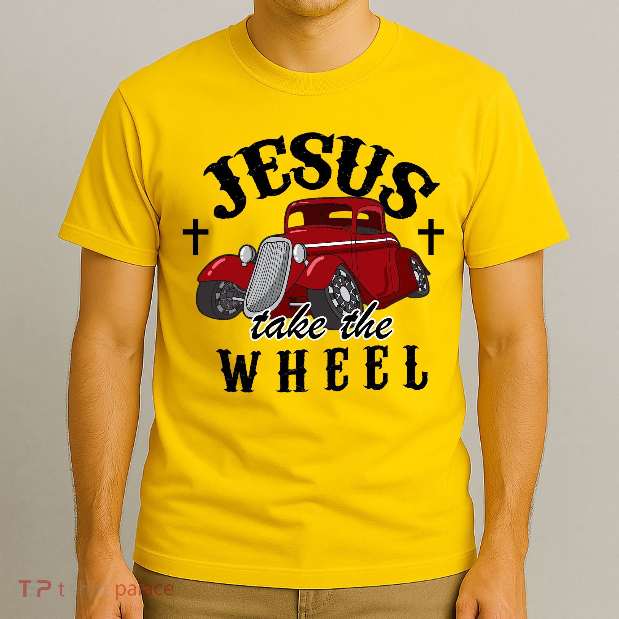 Jesus Take The Wheel Vintage Car T-Shirt